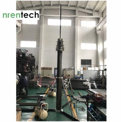 China 25m Lockable Pneumatic Telescopic Mast 30kg payloads- NR-3600-25000-30L for mobile telecom tower for sale