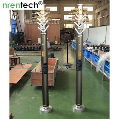 China 6m locking pneumatic telescopic mast 30kg payloads-mobile telecom mast tower-telescoping mast-radio antenna masts 6 for sale