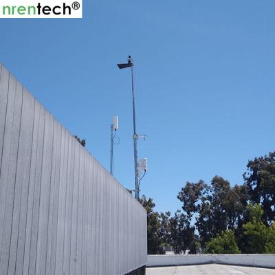 China 10m crank telescopic mast- galvanized telescopic mast, steel telescopic mast 50kg payloads for sale