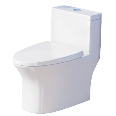 China Factory Ware Modern Cheap Price Siphon Sanitary Oval Double Strap 300mm Flush Oval One Piece Strapped Portable Toilet for sale