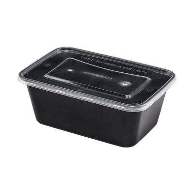 China Microwavable plastic 1000ml food containers with lidtake container food box food container for take out for sale