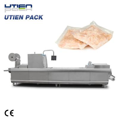 China High Efficiency Flexible Automatic Meat Thermoforming Vacuum Packing Machine for sale