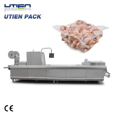 China 2.5KG Food Fresh Meat Block Pork Poultry Vacuum Thermoforming Packaging Equipment In Flexible Film for sale