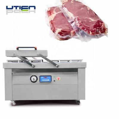 China Goods Fast Packing Double Chambers Food Meat Vacuum Sealer Packaging Machine for sale