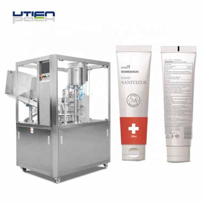 China Plastic and Laminated Commercial Disinfection Gel Hand Sanitizer Tubes Lab Use Automatic Packaging Filling Equipment for sale