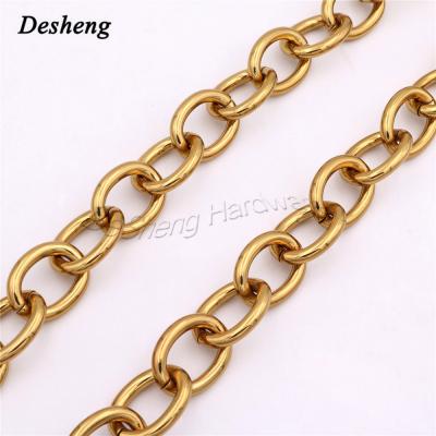 China Wholesale Metal Purse Chain Metal Purse Chain For Bags Purses Large Waist Aluminum And Bag Accessories Clips Chains for sale