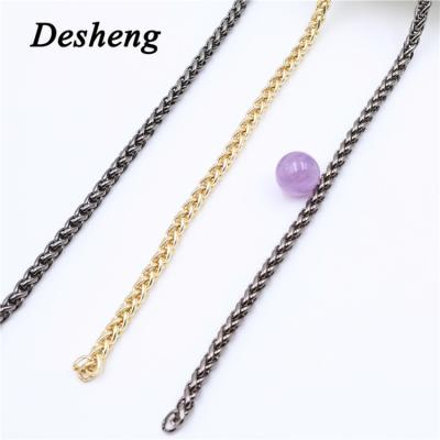 China Wholesale Zinc Alloy Lantern Chain Purse Chains For Bag Crossbody Chain Purse Handle Chains 5mm 6mm 7mm for sale