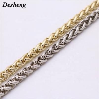 China For Handbags/Bag Body/Purse Chain Handbags Decorative Metal Chain Purse Straps For Bags Silver Chains for sale