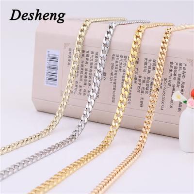 China For Bags Luxury High Quality Genuine Leather Hardware Purse Strap Brass Chain For Handbag for sale