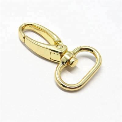 China For Purses/Snap Hook Gold Metal Snap Dog Hooks/Swivel Glossy Dog Metal Purse For Bag for sale