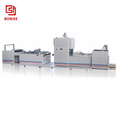 China CLOTHING Bonjee full automatic high speed 20-60m/min film laminating machine for sale for sale