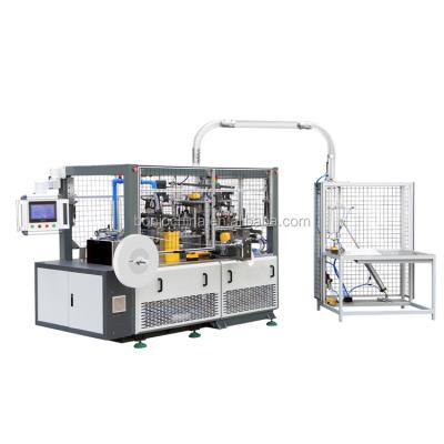 China 190-350gsm single /double pe coated full automatic disposable paper corrugation paper cup machines for making paper cup for sale