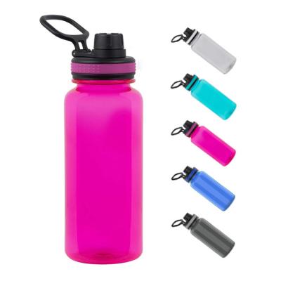 China Wholesale Custom Viable Sport Tritan Non BPA Available 32oz Large Plastic Water Bottle for sale