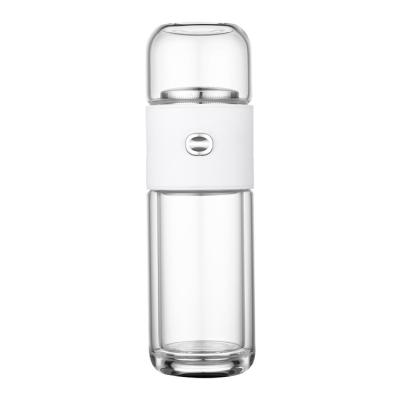 China Sustainable New Designs Luxurious Unique Eco Friendly Water Tea Bottle With Infuser for sale