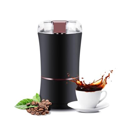 China Outdoor Portable Electric Coffee Grinder 150W 3D Blade 304 Stainless Steel Stereo Grinder Suitable For Bean Herbs Nuts for sale