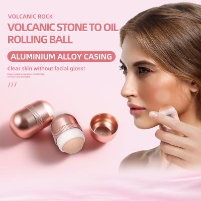 China Volcanic Stone Oil Control Roller Face Oil Roller Face Oil Control Absorbing Facial Roller for sale