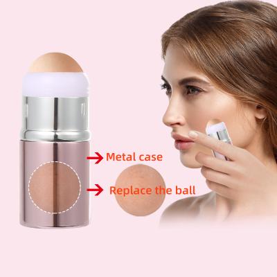 China Anti-Puffiness Oil Control Roller Oil Absorbing Stone Roller Volcanic Ash Oil Damper Volcanic Balls With Roller for sale