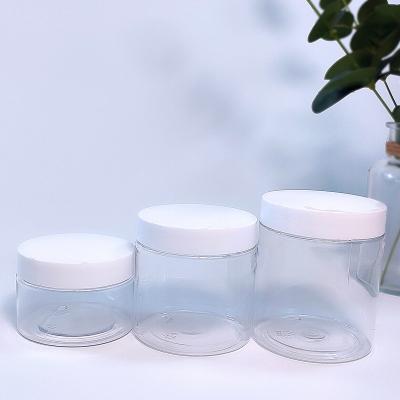 China BEAUTY PACKAGING Clear Plastic Cosmetic Cream Jar Food packing Plastic Jar and Bottle 150/200/250/300/350/400/450/500/550/600/650ML for sale