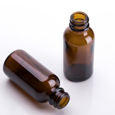 China Hot Sales 5/10/15/20/30/50ML Personal Care Essential Oil Amber Glass Bottle With Euro Dropper Cap for sale