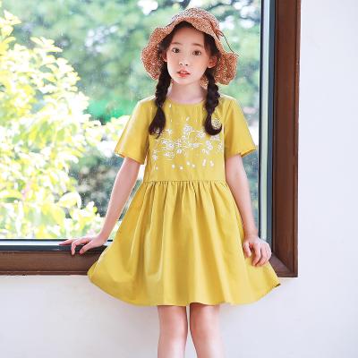 China Anti-static girls dress spring and Korean version of the latest summer design of big girls dress children's clothing for sale