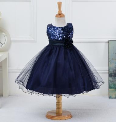 China Anti-static Children Dress High Quality Light Weight Wedding Girls Dress Christmas Girls Dress for sale