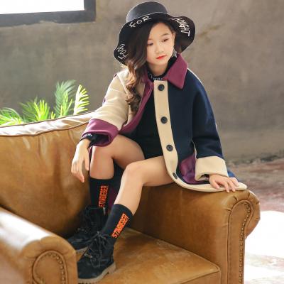 China Professional military 2021 autumn and winter wholesale and retail woolen coat cashmere coat fashion loose girls for sale