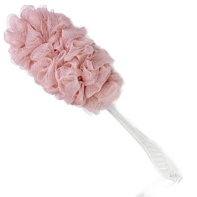 China Good Quality Long Handle Multi Purpose Exfoliating Body Bath Sponge Brushes With Long Handle for sale