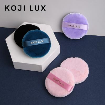 China Soft. 5pcs Comfortable and Washable SET Puff Cosmetic Ultra-fiber Powder Sponge Base Makeup Loose Powder Puff for sale