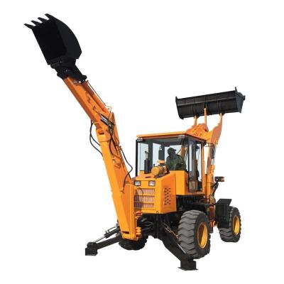 China Factory Price Small Wheel Excavator Loader Mini Wheel Loader Backhoe Construction Digger for sale