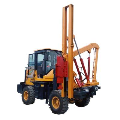 China Highway Guardrail Posts Install Hydraulic Ram Machine Stacking Machine Hammer Guardrail Ram for sale