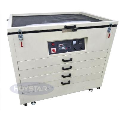 China Garment Shops Screen Frame Steel Plate UV Exposure Unit With Oven for sale