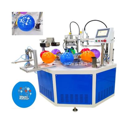 China Automatic Hotels 2 Color Balloons Screen Printing Machine for sale