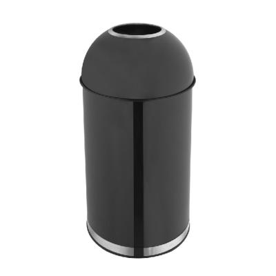 China Durable Metal Stainless Steel Ashtray Lobby Elevator Mall Hotel Outdoor Trash Bin Garbage Bin for sale