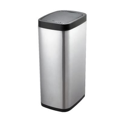 China Sustainable Household Rubbish Bin Stainless Steel Kitchen Automatic Sensor Touch Trash Can for sale