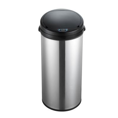 China Sustainable Hi-tech Waste Sensor Trash Bin Touchless Stainless Steel Kitchen Recycling Bin for sale