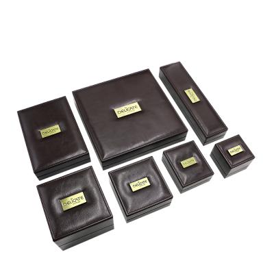 China Factory Recyclable High Quality Manufacturer Packaging Custom Necklace Logo Jewelery Box Leather Bracelet for sale