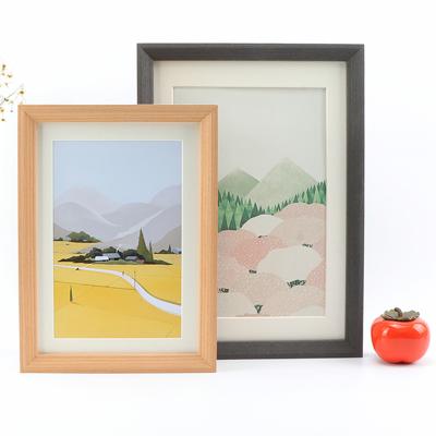 China Wholesale 12 Inch Picture Frame Oil Painting Picture Frame Wall Hanging Puzzle Frame Decoration Environmentally Friendly Solid Wood Home for sale