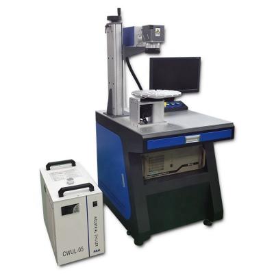 China Laser Marking Desktop Logo Printer 3W 5W 8W Laser Marking Machine Metal Surface Acrylic UV Glass UV Plastic for sale