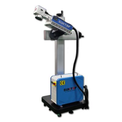 China 3W 5W 10W High Quality Air Cooled High Speed ​​Flying UV Laser Marking Machine For Plastic Packaging Bags for sale