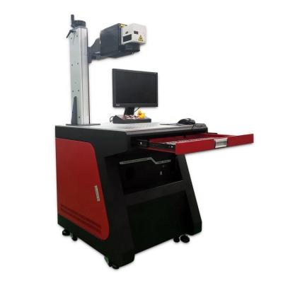 China SUNTOP 3D Dynamic Laser Marking Focus Fiber Laser Marking Machine For Metal Round Bottles Cups Deep Engraving for sale