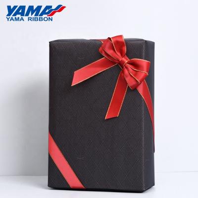 China Luxury High Tenacity Yama Custom Or Standard Gift Ribbon And Hangers Premade Bows Ribbons For Gift Bags for sale