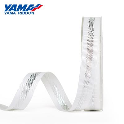 China New Glitter Grosgrain Ribbon Sustainable Double Edge Ribbon 9/16/25MM Yama Face RIBBONS For Gift Box Packing for sale