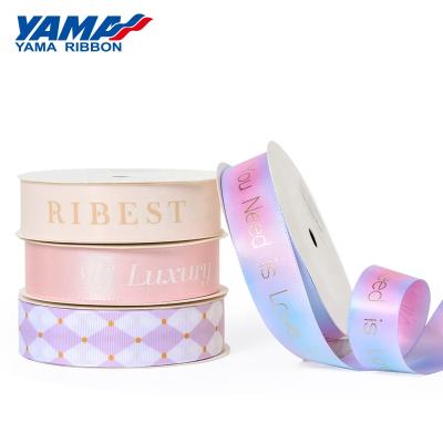 China Custom Factory 196 Colors Satin Yama High Tenacity Ribbon Packaging Bag Silk Ribbon With Logo for sale