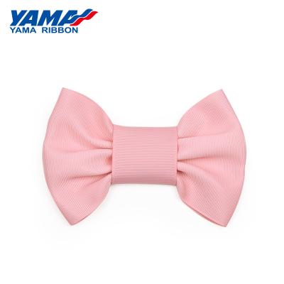 China Sustainable Yama Factory Customized Sizes Printing Crafts Wrapping Bows Custom Satin Grosgrain Ribbon Bows for sale