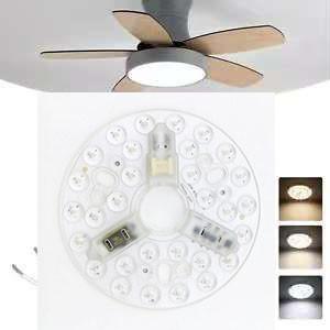 China ERP Rosh LED Modules 5CCT 12W/18W/24W DIP Switch Ceiling Light Fan With Witch Power Replaces LED Module for sale