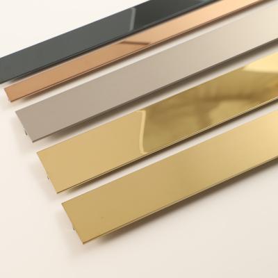 China DMS Modern Home Stainless Steel Floor Wall Profile Ceramic Tile Edge Trim for sale