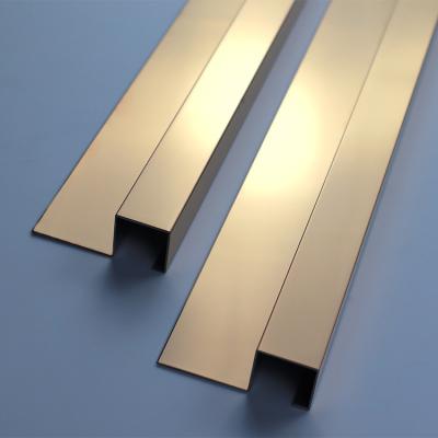 China Modern Accessories Stainless Steel Decor Strip Metal Bands Modern Free Sample for sale