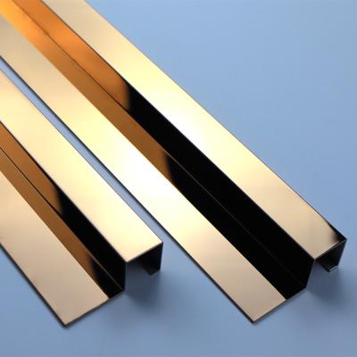 China Modern Waterproof Stainless Steel Accessories Stainless Steel Patch Panels Floor Trim for sale