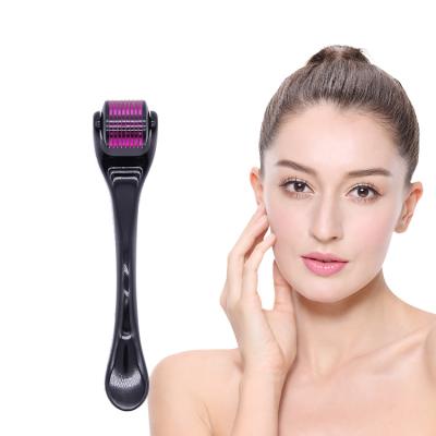 China Skin Rejuvenatoin Home Use Face Skin Devices Matte Black Derma Micro Needle Roller System for sale