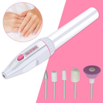 China Portable Nail Polish Tool Manicure Cutters Nail Drill Machine Pen Pedicure Manicure Apparatus Nail Drill Bit Manicure Tool for sale